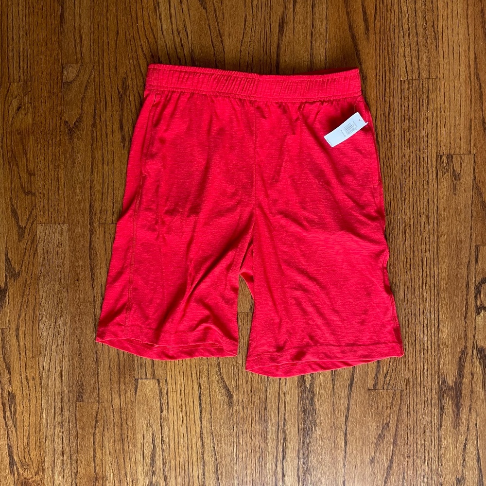 NWT Boys Old Navy Breathe ON Shorts YXL Red